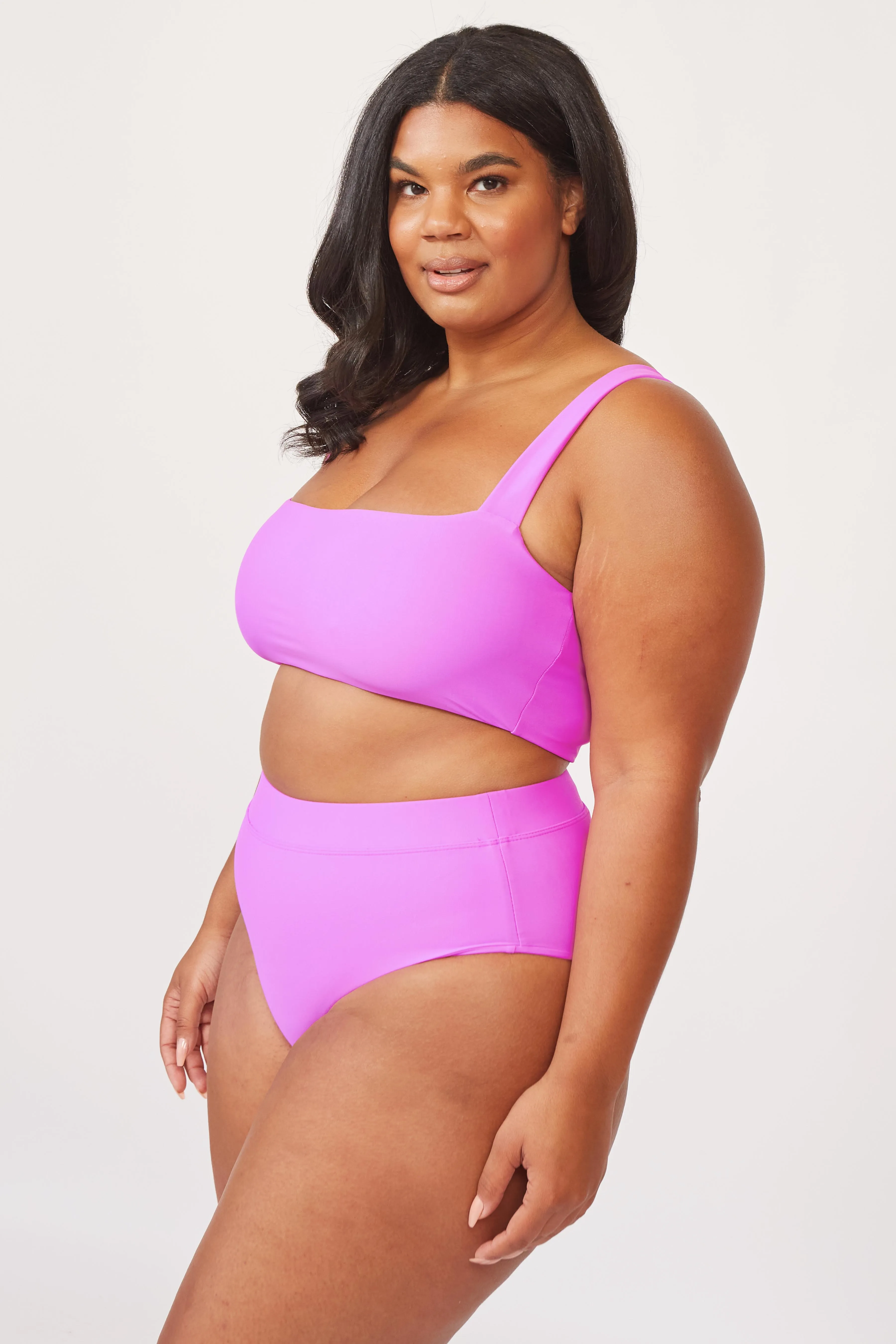 Current Swim Bottom - Fuchsia