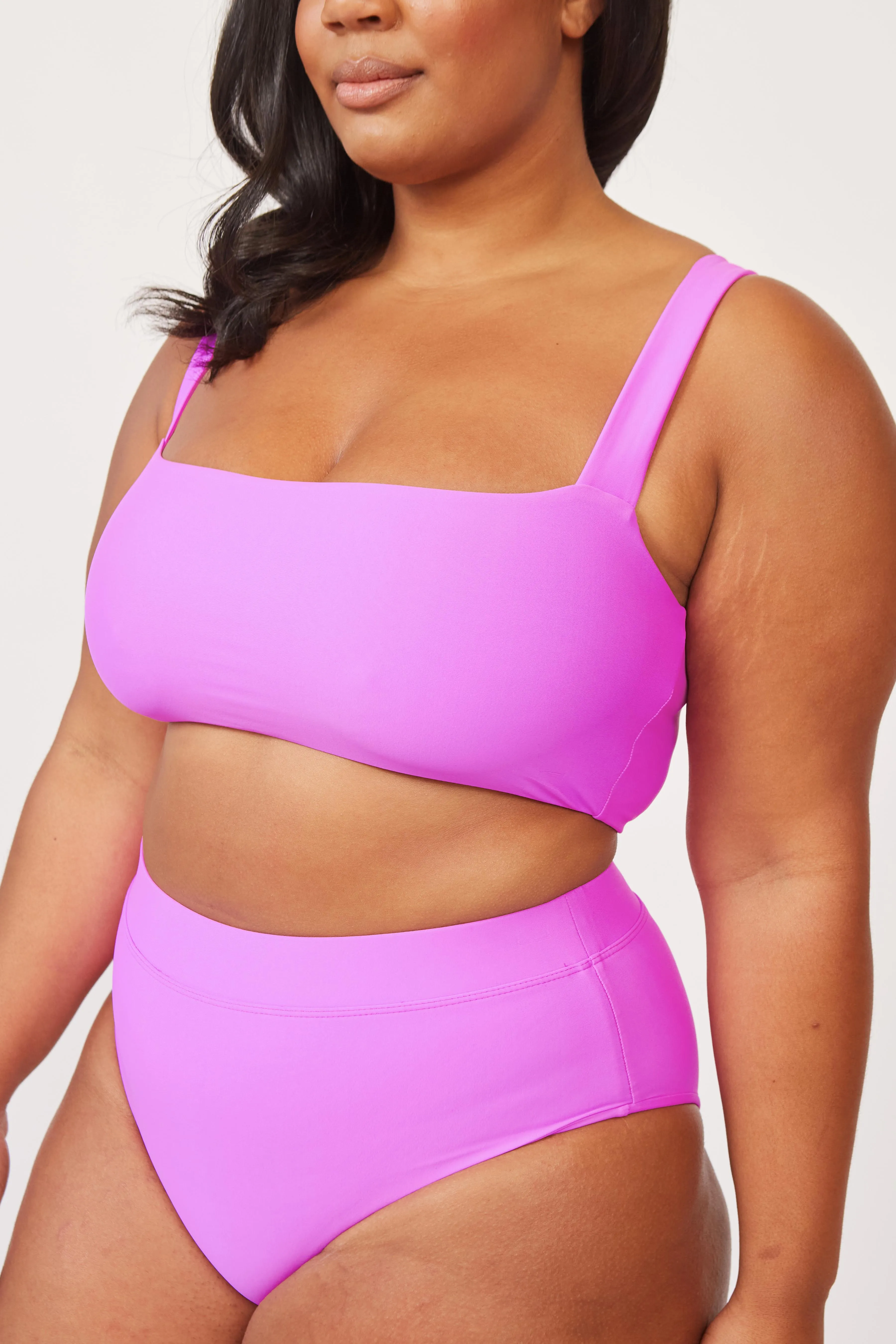 Current Swim Bottom - Fuchsia
