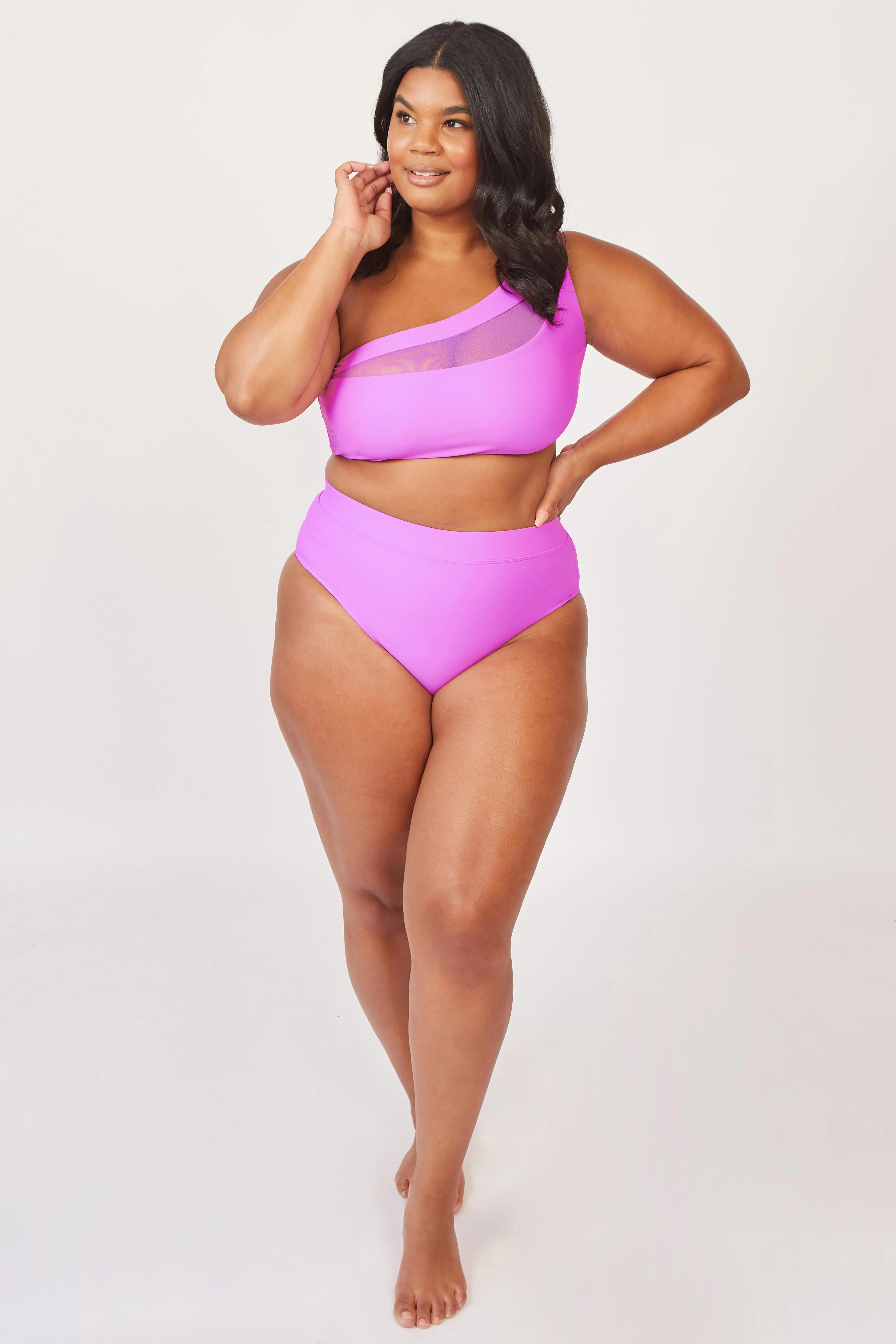 Current Swim Bottom - Fuchsia