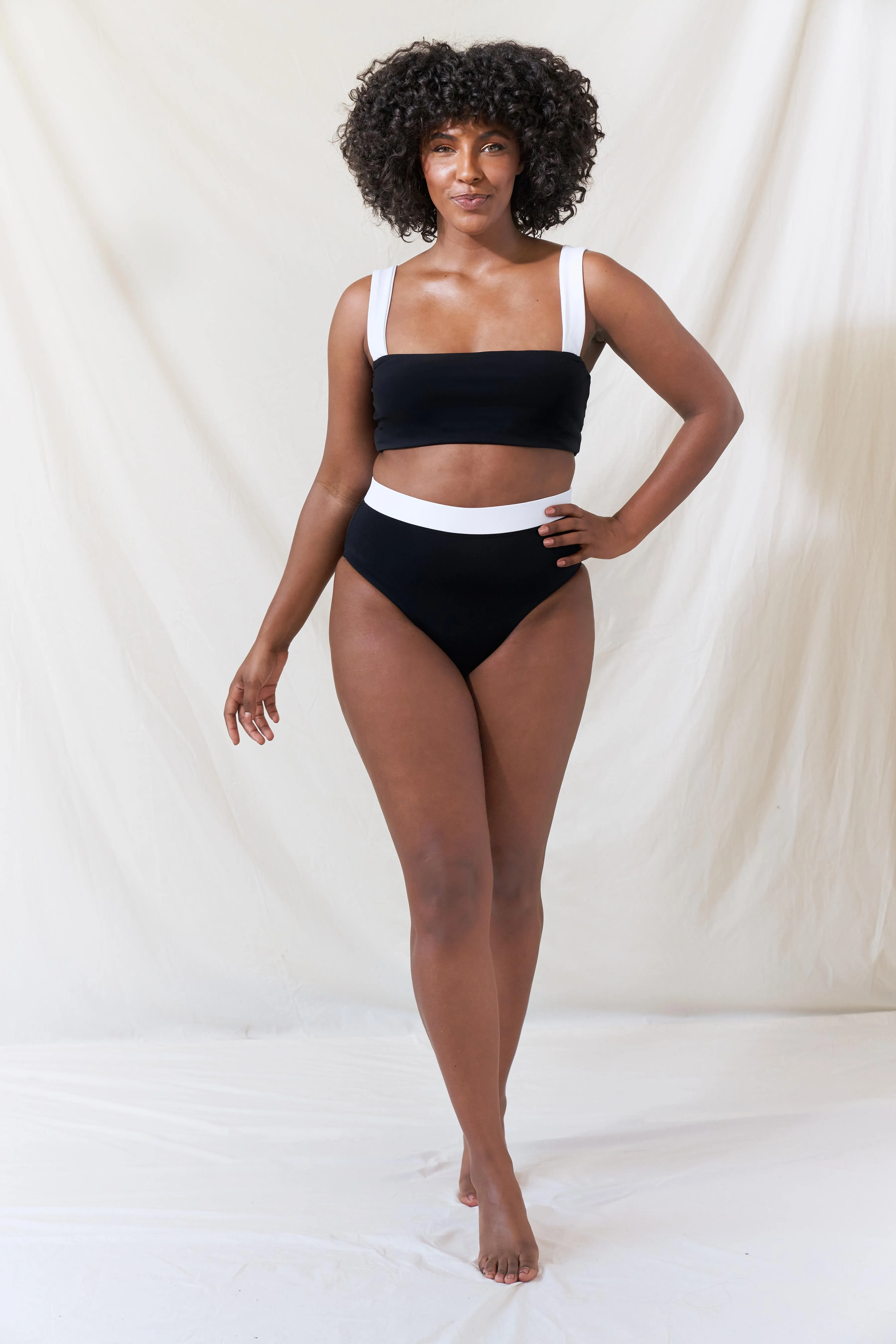Current Swim Top - Black
