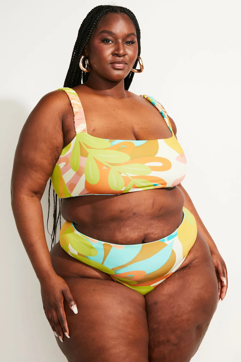 Current Swim Top II - Guava Duff