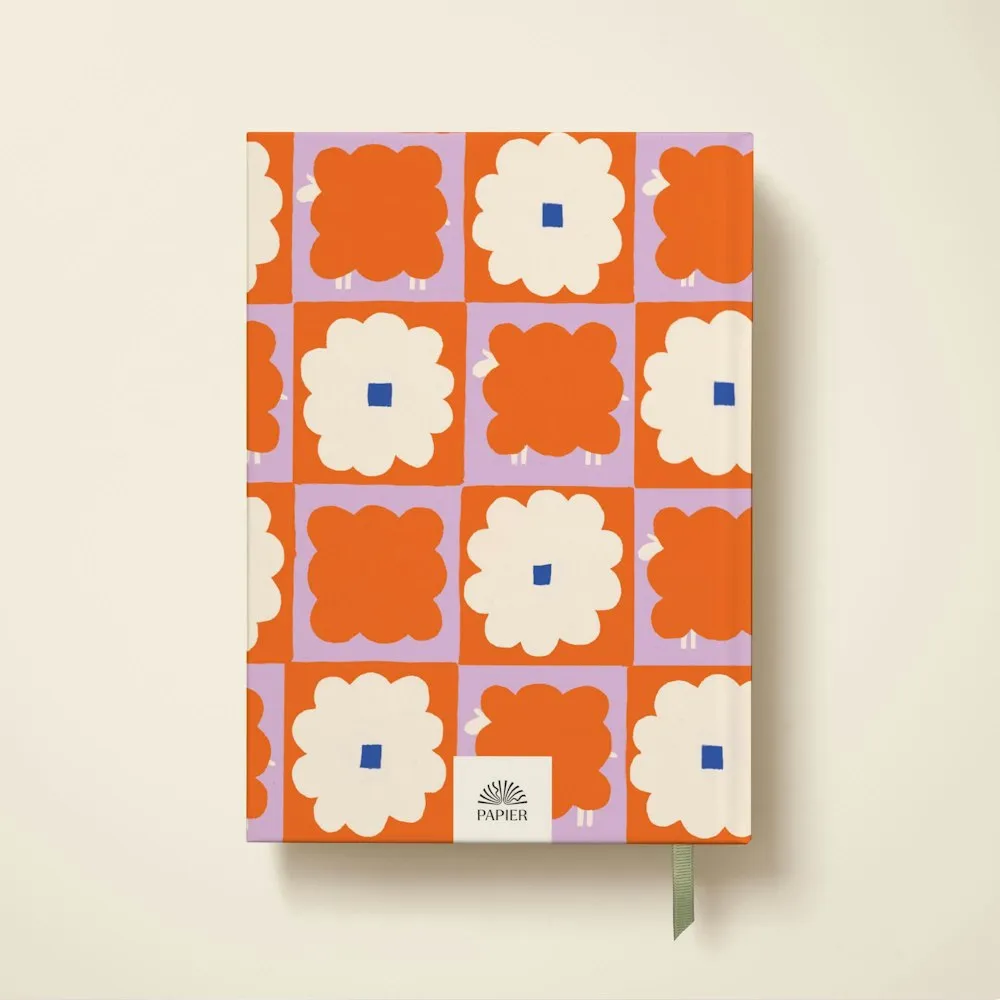 Daisy Dance Hardcover Lined Notebook