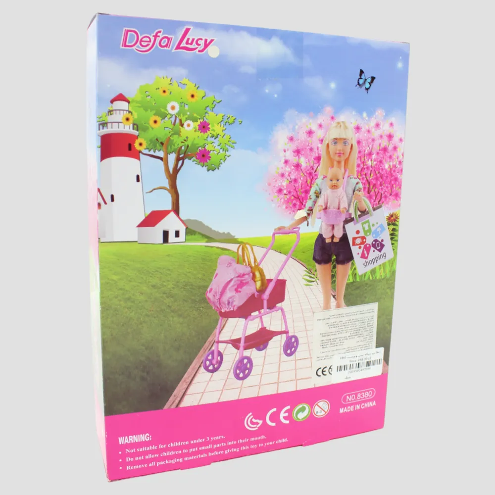 Defa Lucy & Baby Doll Playset  30 cm Doll with Accessories