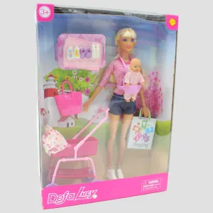 Defa Lucy & Baby Doll Playset  30 cm Doll with Accessories