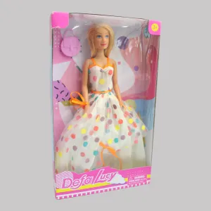 Defa Lucy With Polka Dots Dress