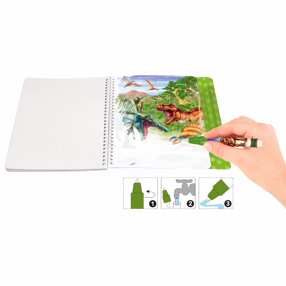 Depesche Dino World Aqua Magic Book