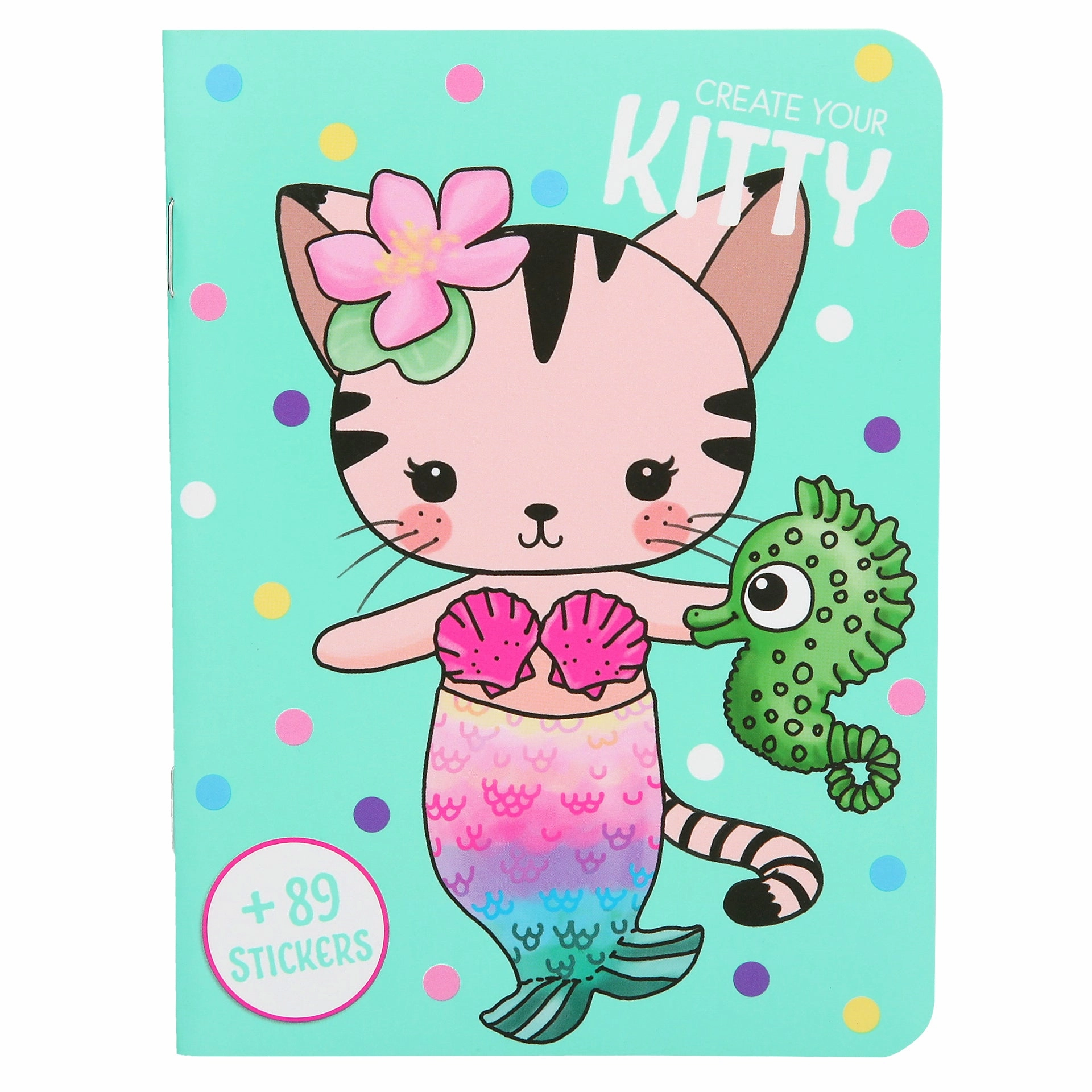 Depesche Dress Up Your Kitty Colouring Book (1pc)