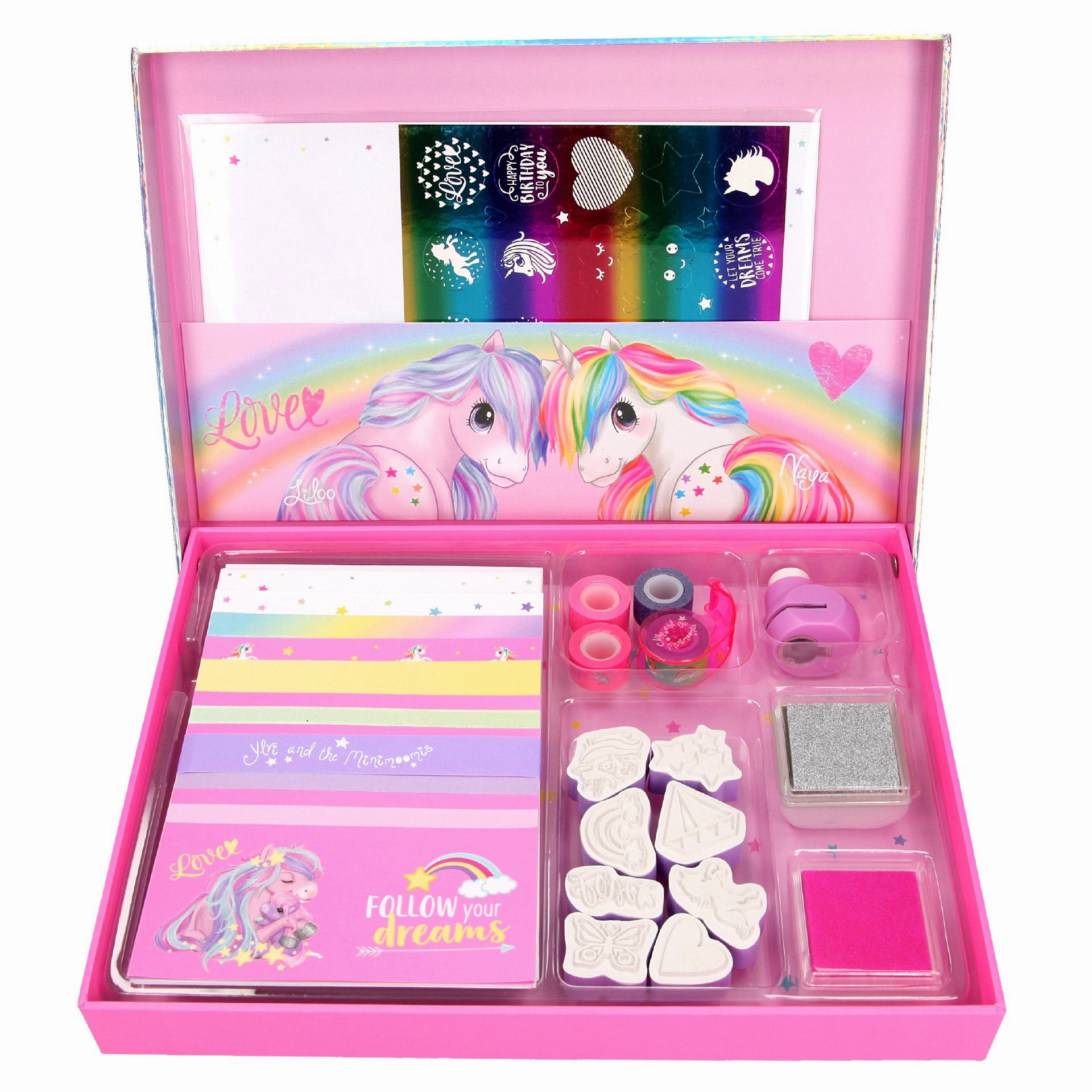 Depesche Ylvi And The Minimoomis Unicorn Love Letter Set