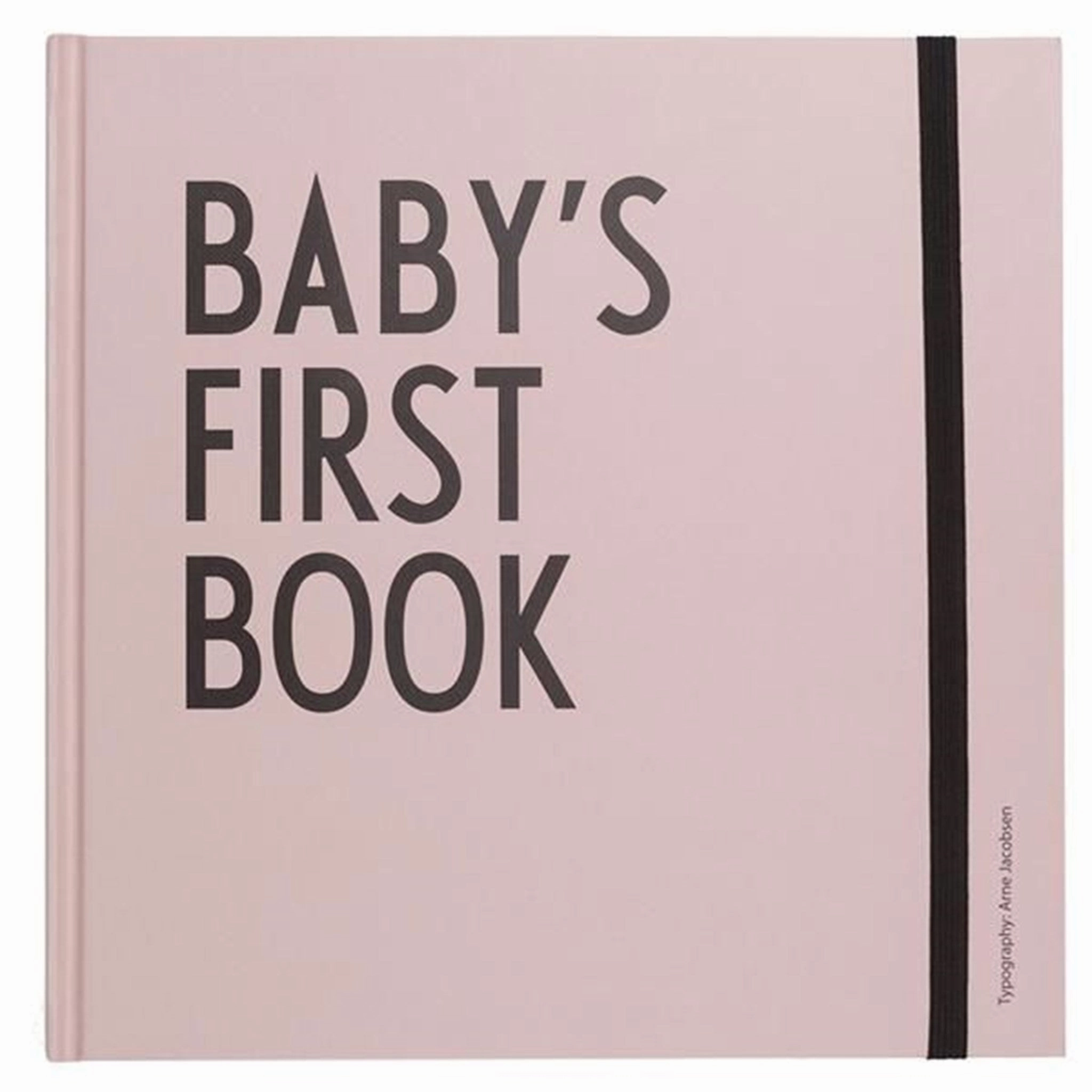 Design Letters Baby's First Book (pink)