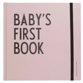 Design Letters Baby's First Book (pink)