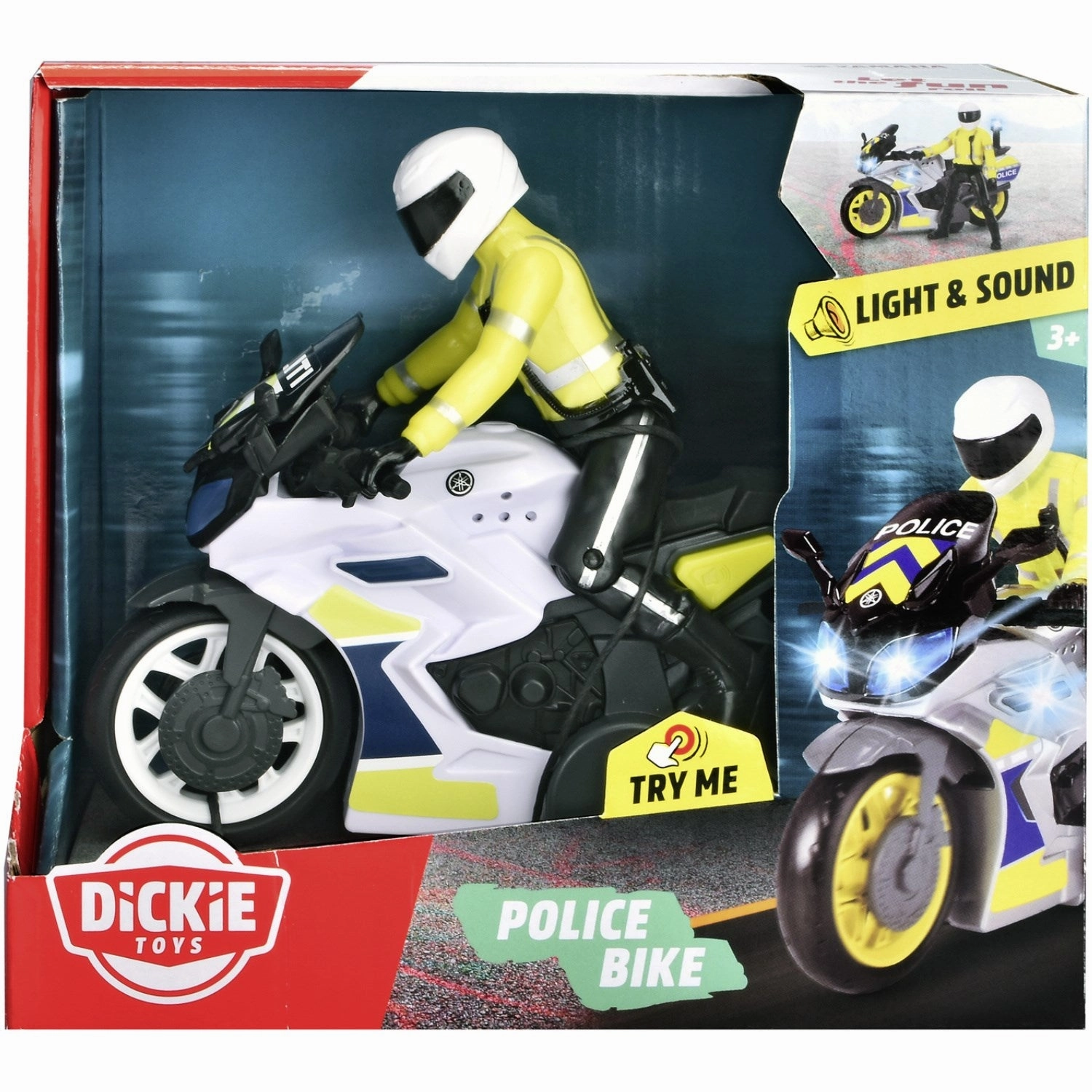 Dickie Toys Danish Yamaha Police Motorcycle