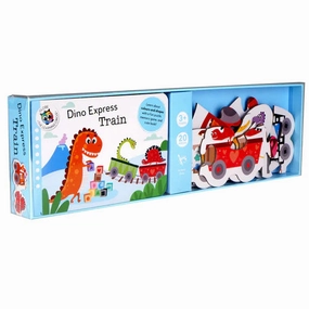 Dino Express train puzzle and book