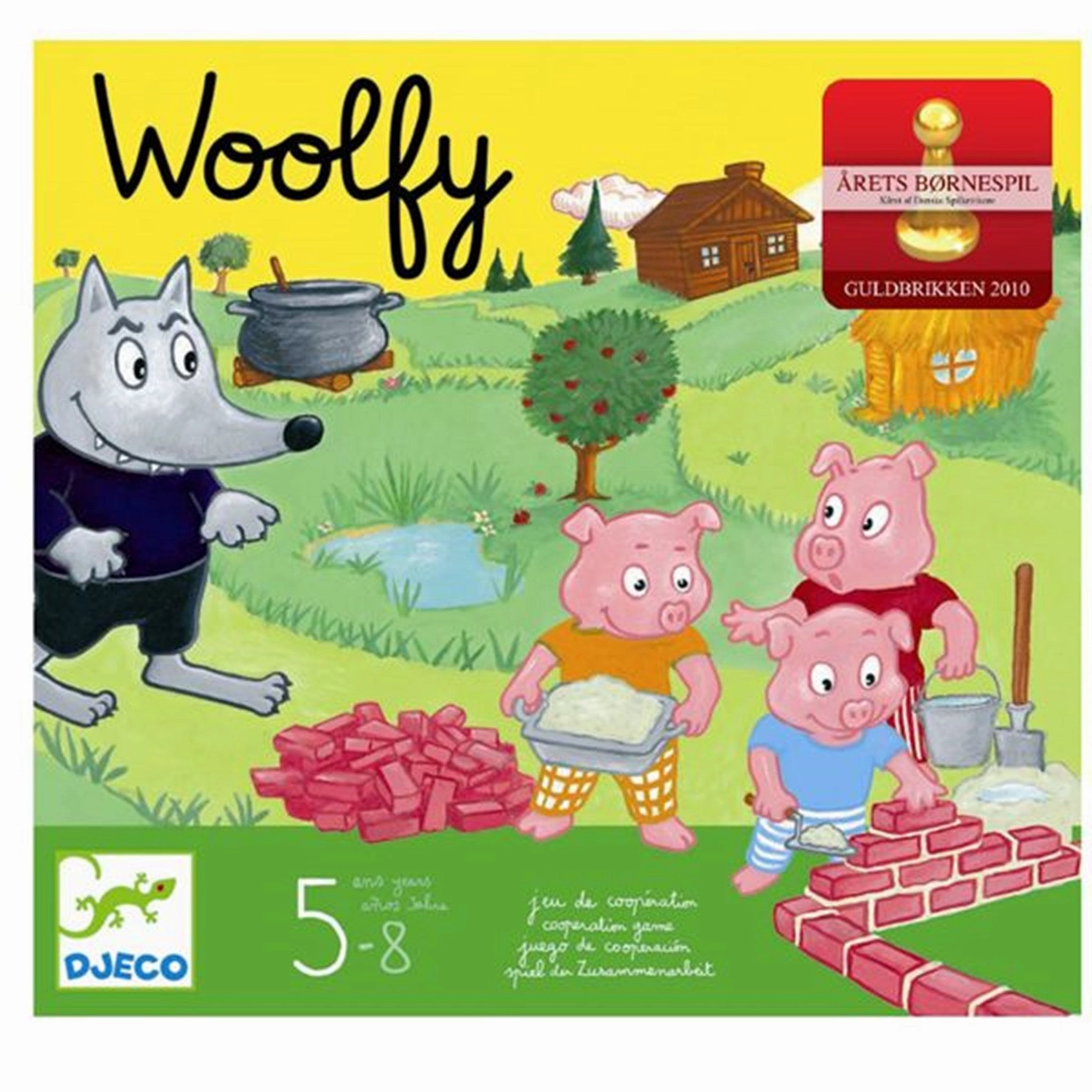 Djeco Woolfy The Wolf and The Three Little Pigs
