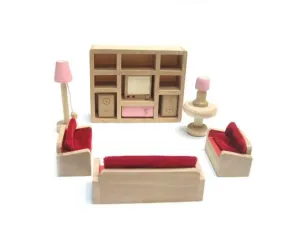 Dolls House Furniture Lounge Set