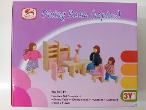 Dollshouse Furniture Set Dining Room