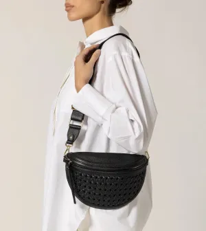 Doris Weave Crossbody | Black