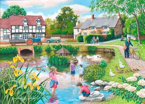 Duck Pond - BIG 250 Piece Jigsaw Puzzle
