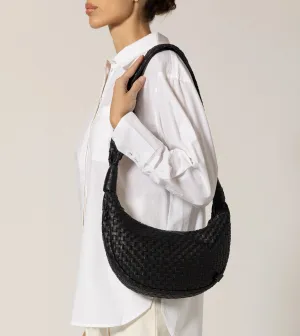 Dylan Woven Handbag | Black