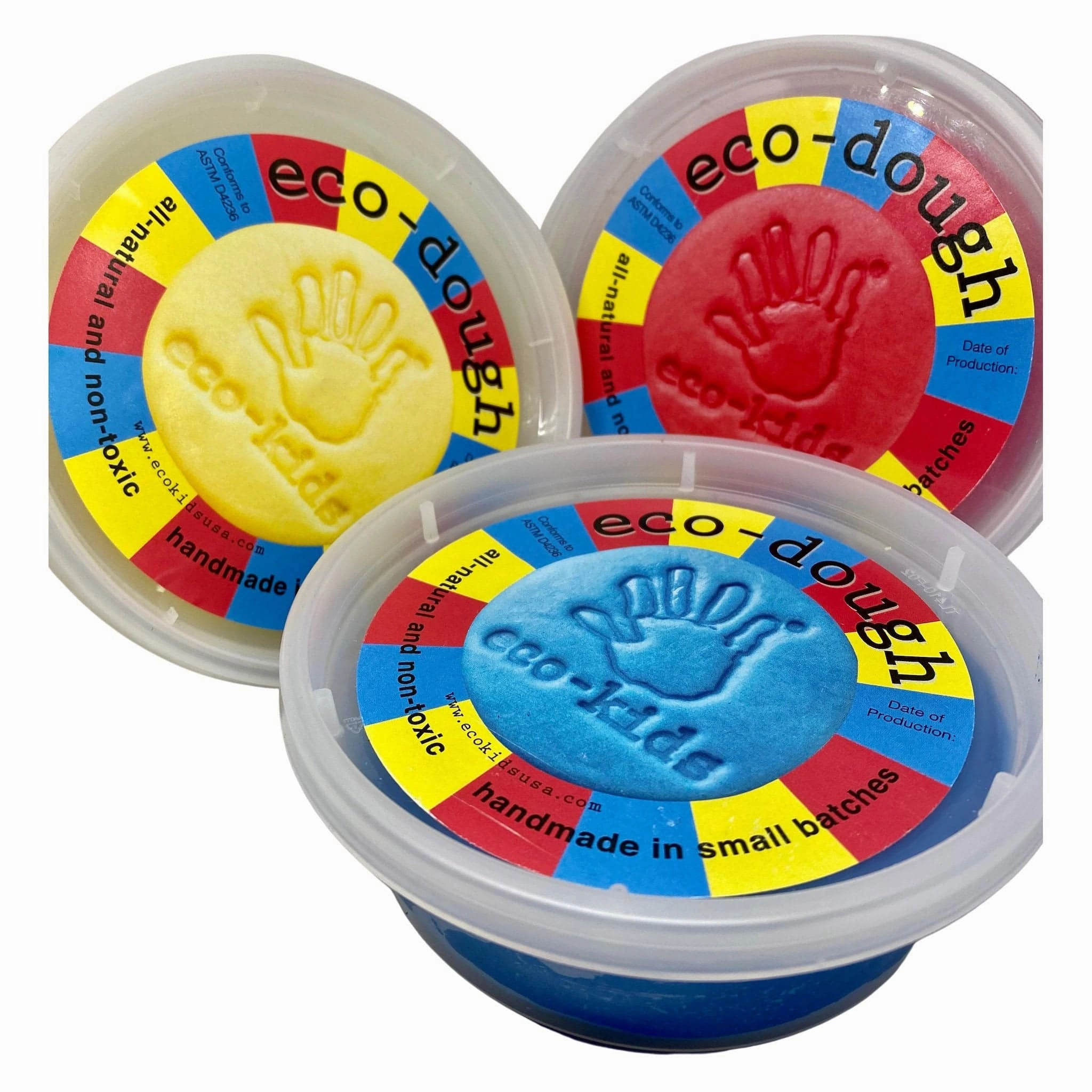 eco-dough - Natural Play Dough - 3 Pack