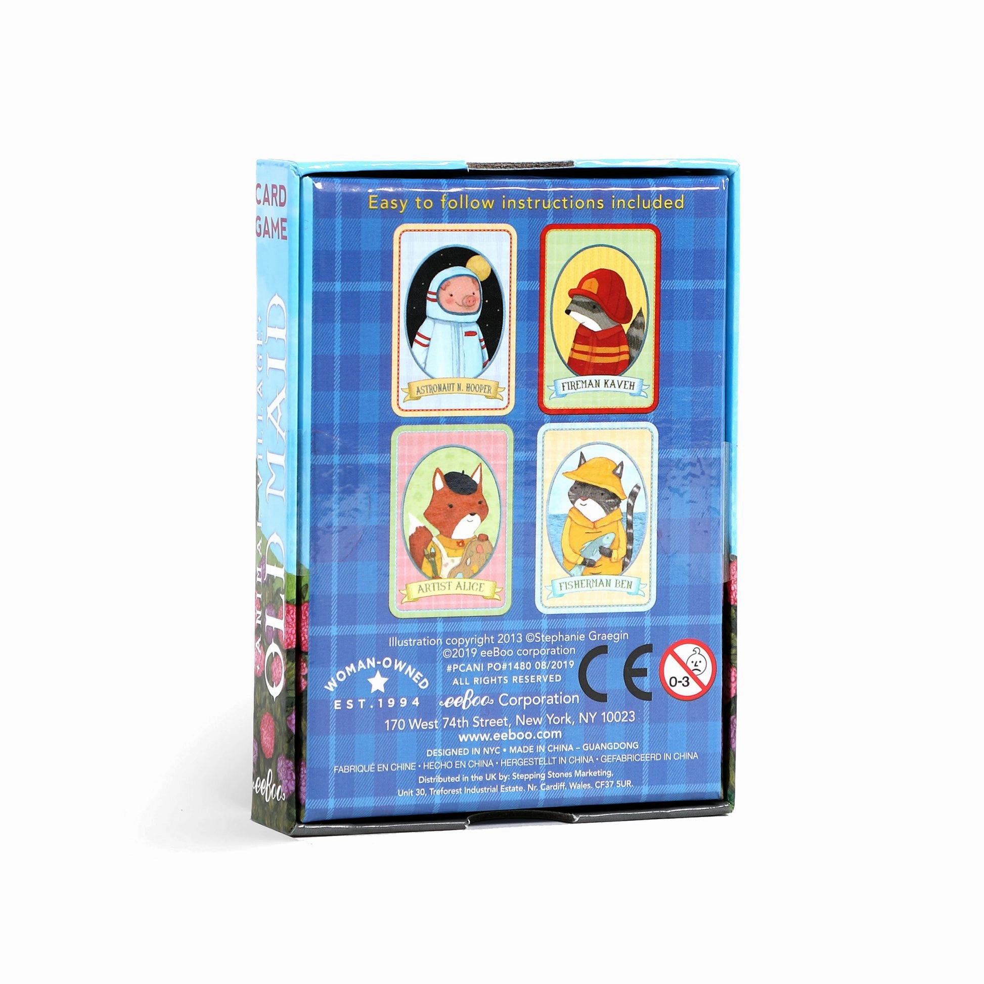 eeBoo Animal Old Maid Playing Cards