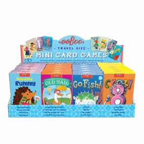 Eeboo Mini Travel Card Games |old maid |Crazy 8 | rummy