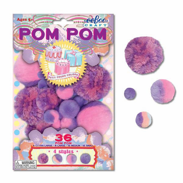 eeBoo Petit Four Pom Pom
