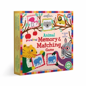 eeBoo Pre-School Animal Memory Matching Game
