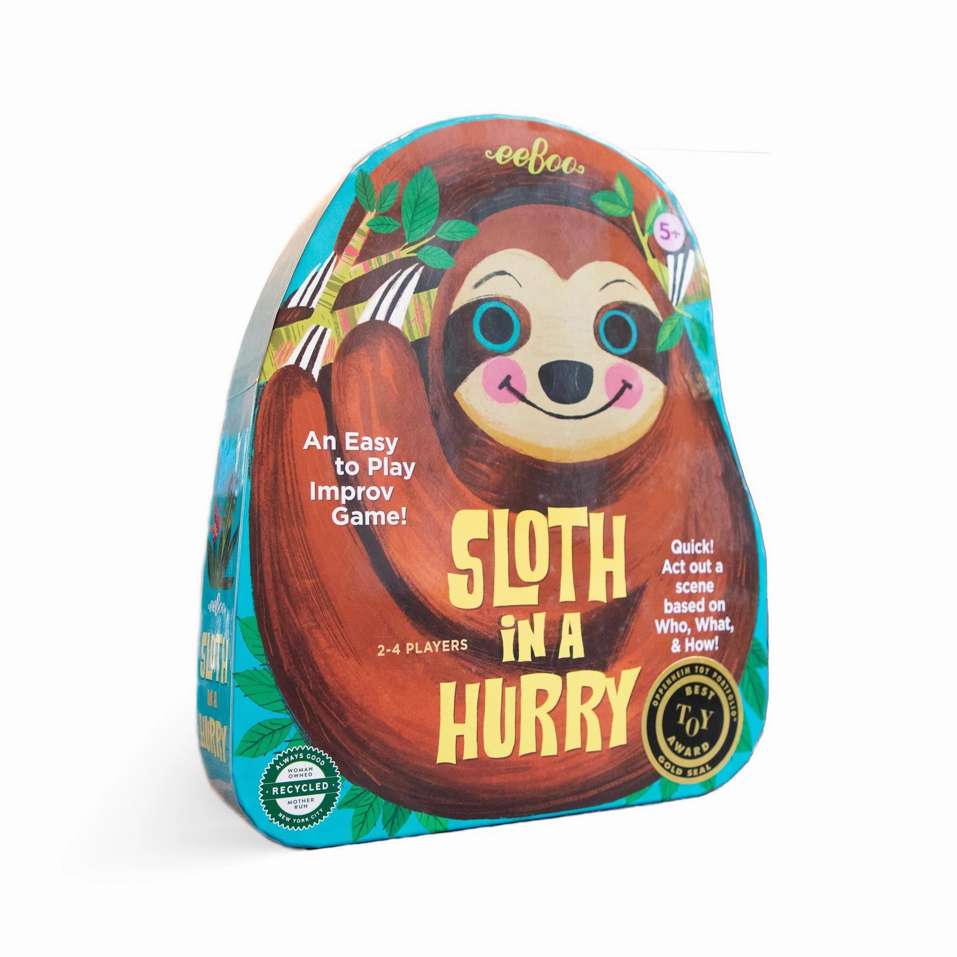 eeBoo Sloth In A Hurry Shaped Spinner Game