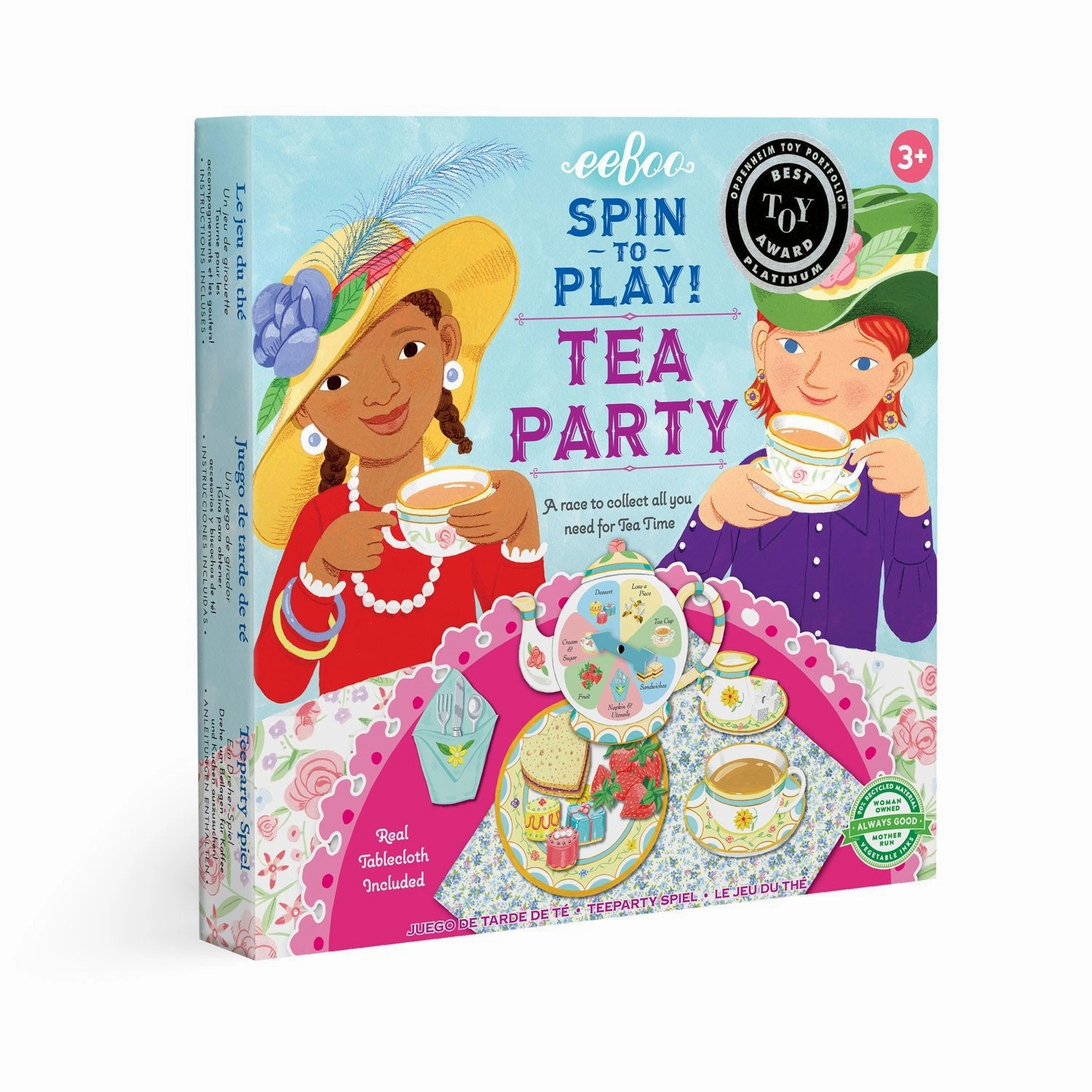 eeBoo Tea Party Spinner Game (2ed)