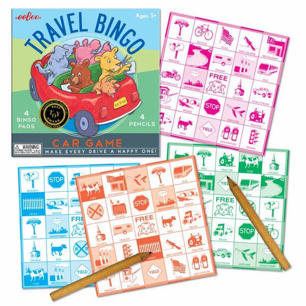 eeBoo Travel Bingo