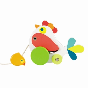 Egmont Toys Pull-Along Chicken and Chick