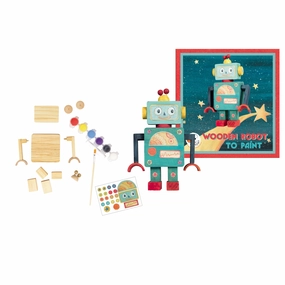 Egmont Toys Wooden Robot To Paint