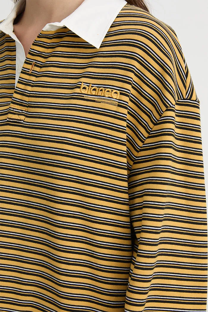 Ellie Polo Top Mustard