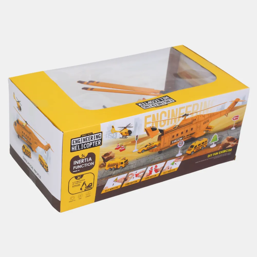 Engineering Helicopter Play Set  High-Flying Fun