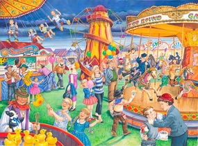Fairground Rides - BIG 250 Piece Jigsaw Puzzle