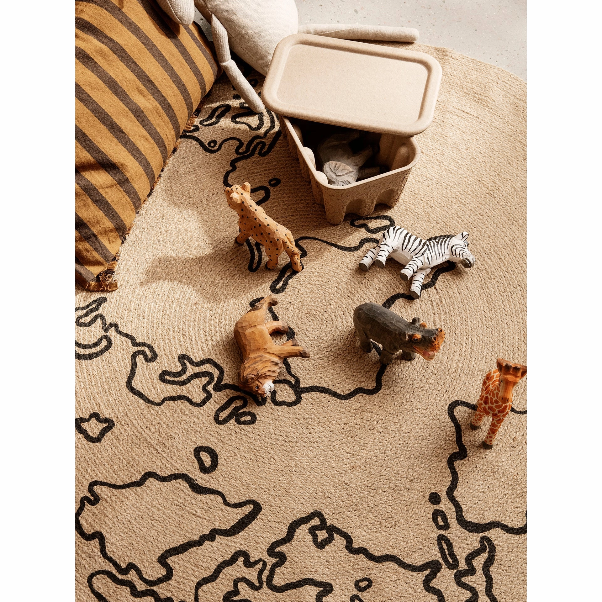 ferm LIVING Animal Hand-carved - Cheetah