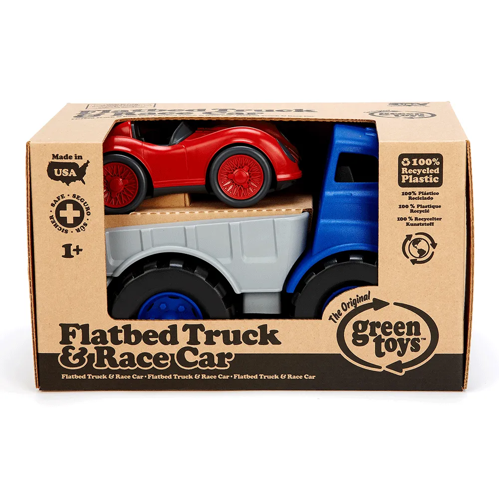 Flatbed Truck with Race Car