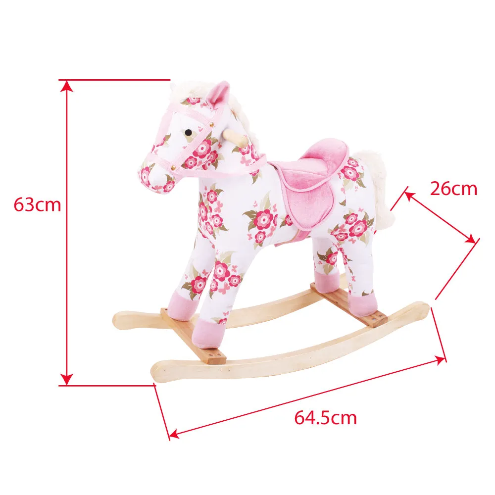 Floral Rocking Horse