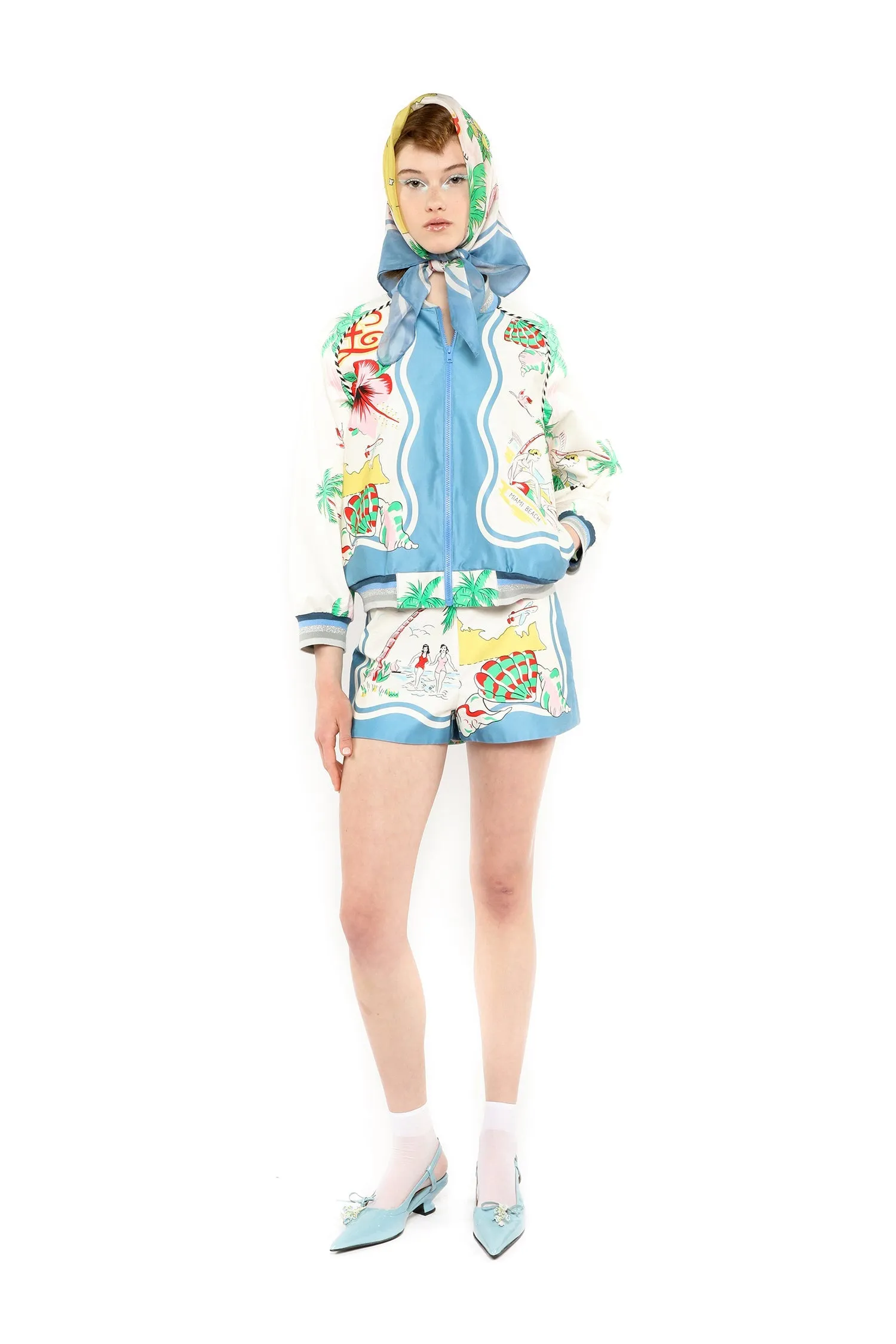 Florida Cotton Sateen Baseball Jacket