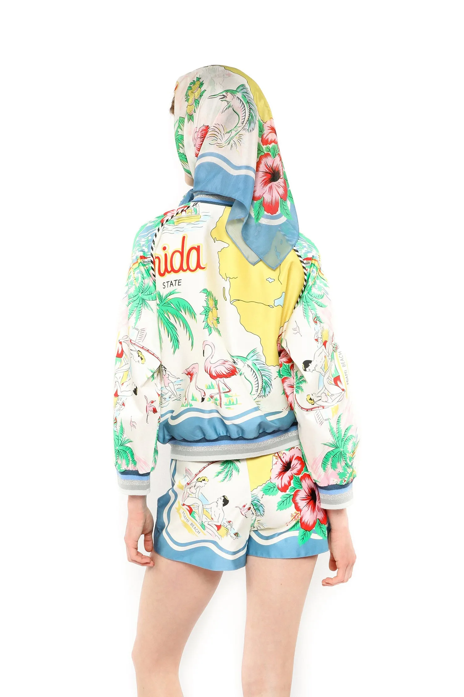 Florida Cotton Sateen Baseball Jacket