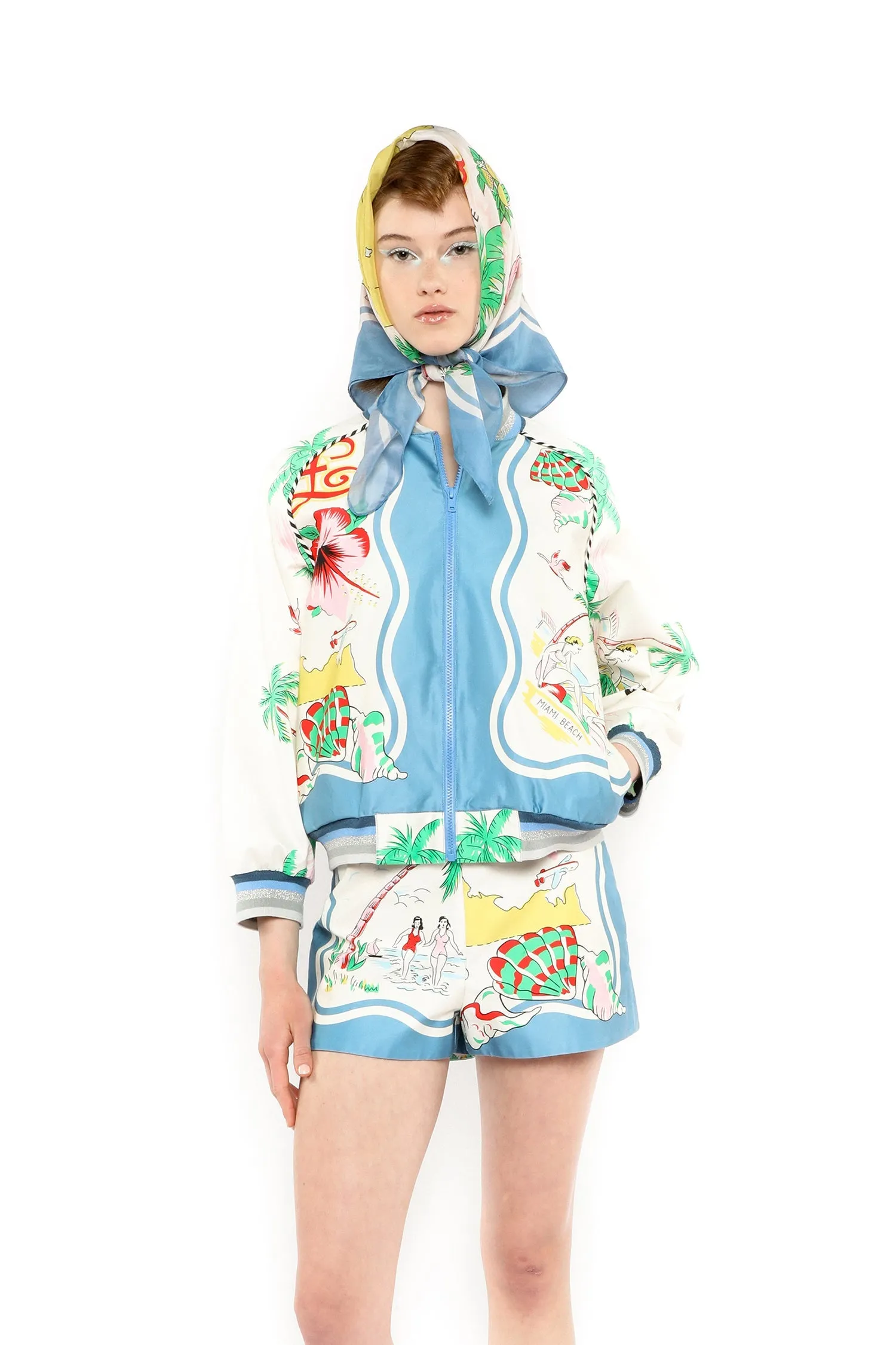 Florida Cotton Sateen Baseball Jacket