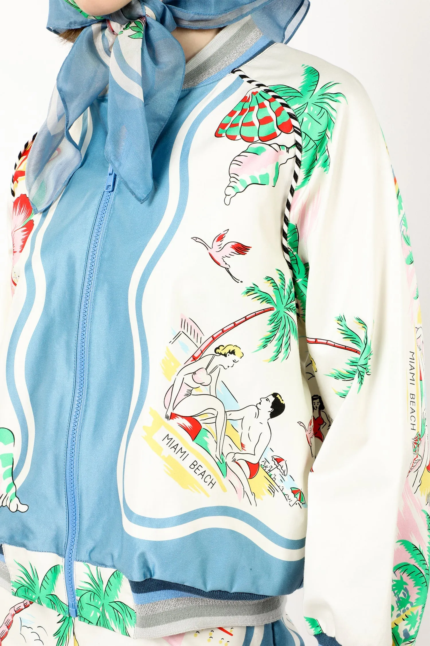 Florida Cotton Sateen Baseball Jacket