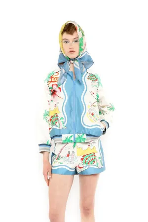 Florida Cotton Sateen Baseball Jacket
