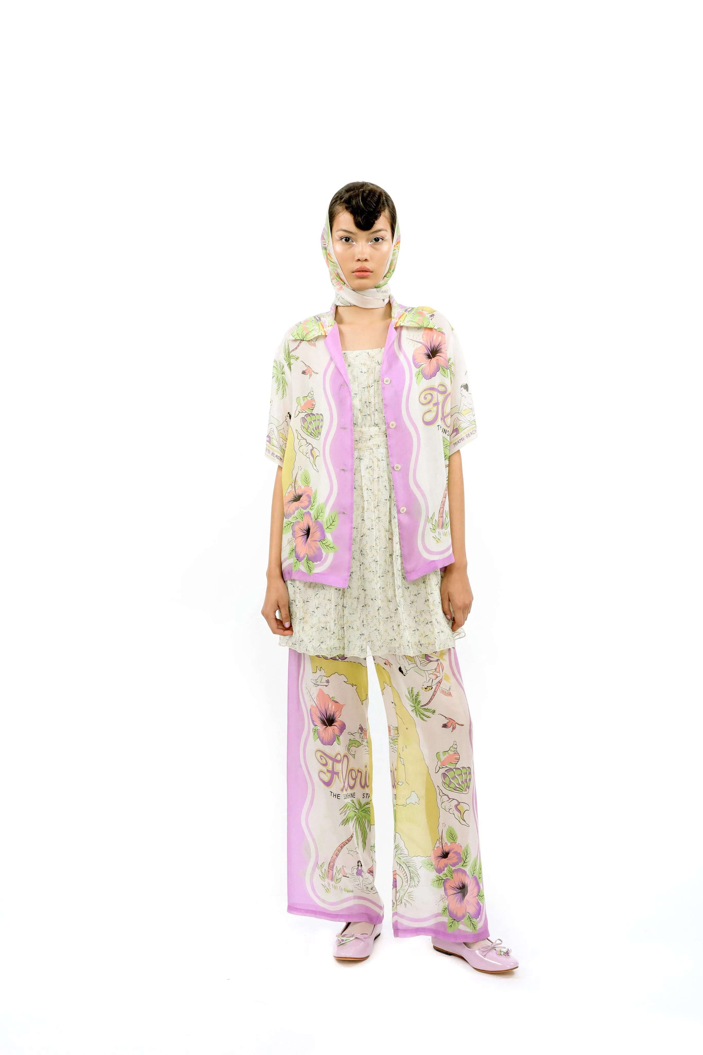 Florida Silk Voile Pajama Pants