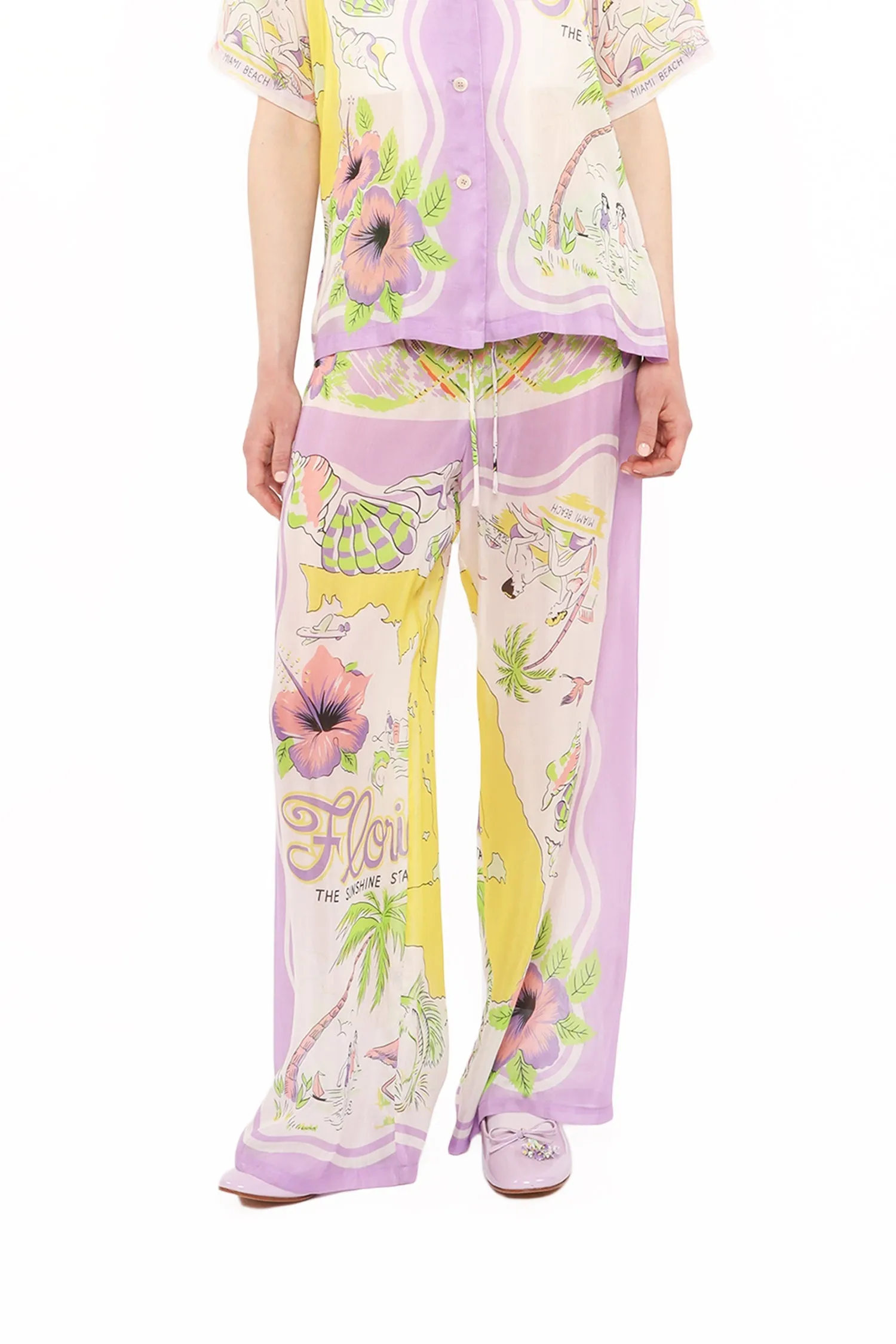 Florida Silk Voile Pajama Pants