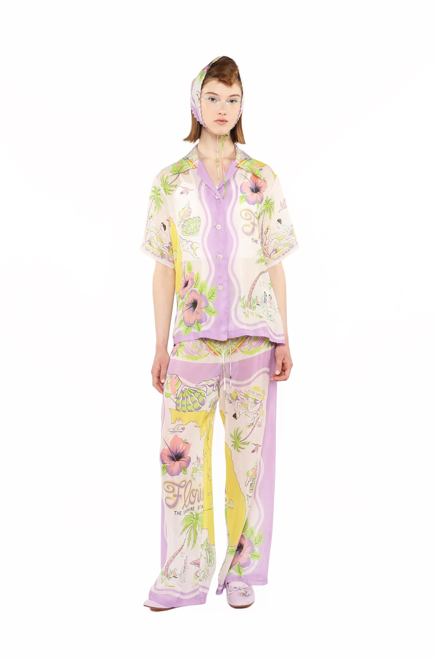 Florida Silk Voile Pajama Pants