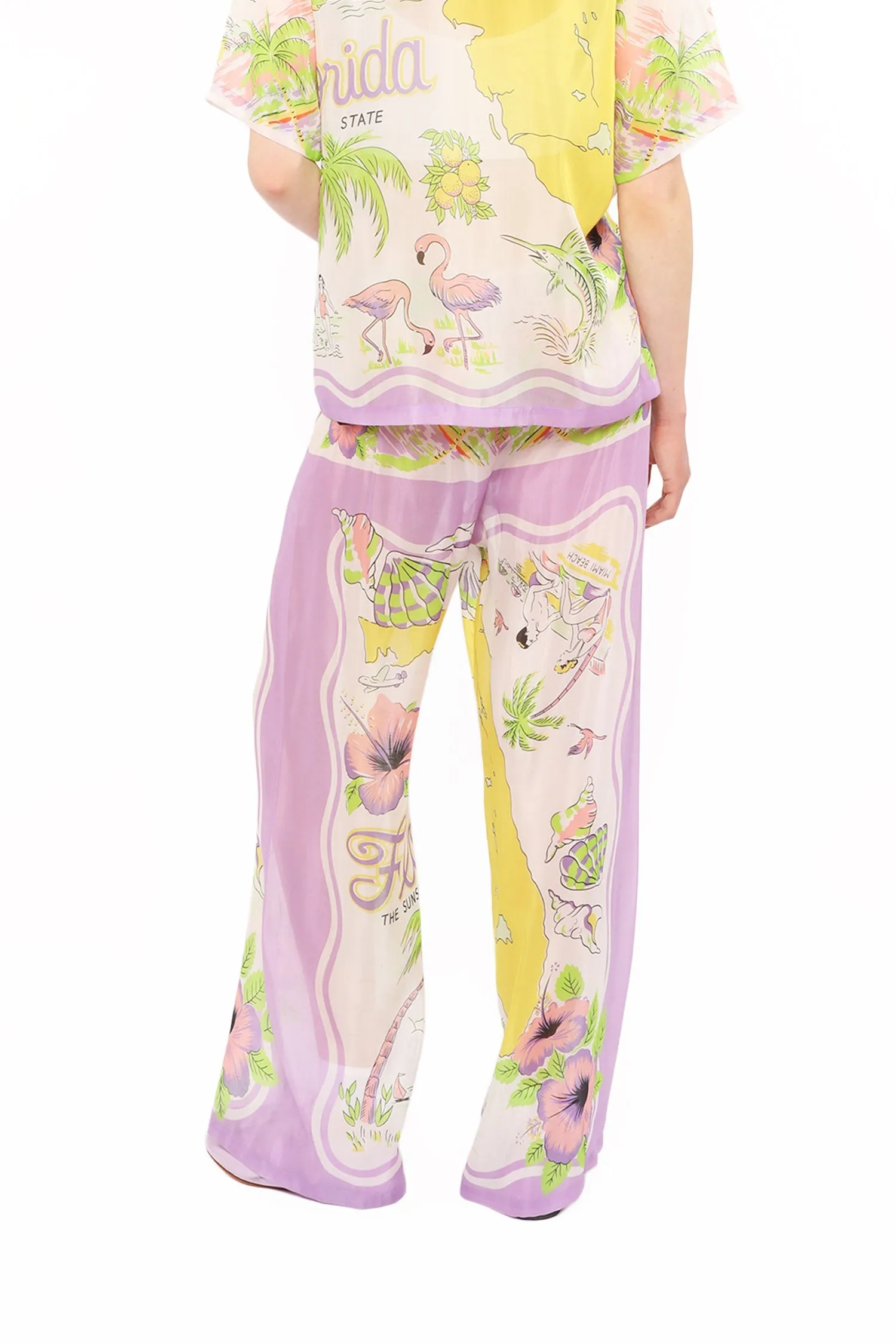 Florida Silk Voile Pajama Pants