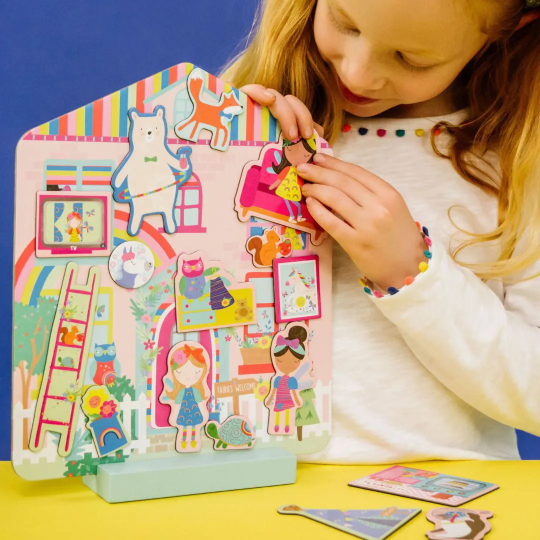 Floss & Rock Magnetic Rainbow Fairy House