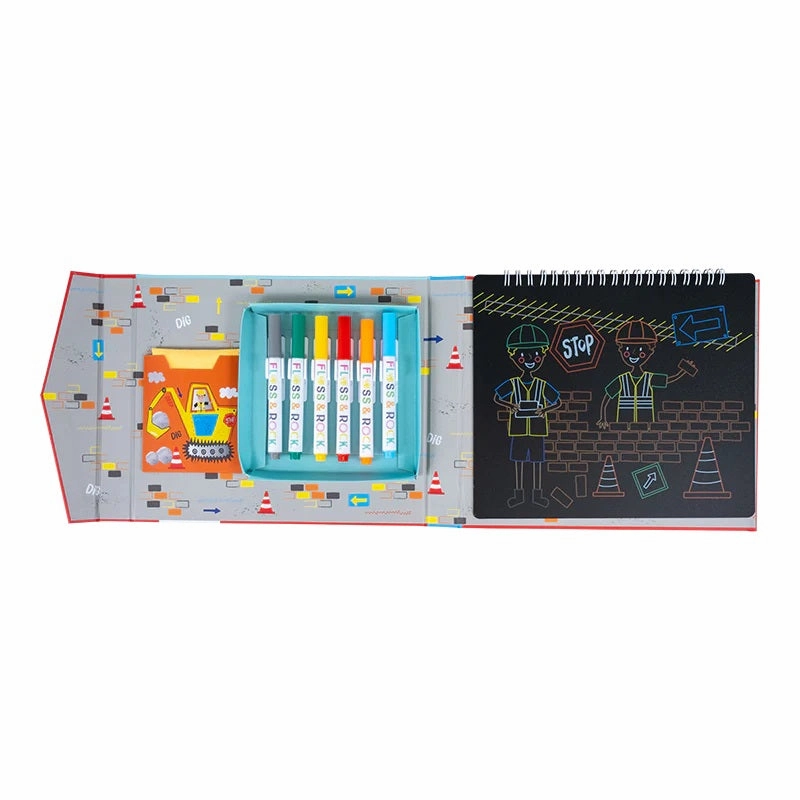 Floss & Rock Chalk Board Sketchbook - Construction