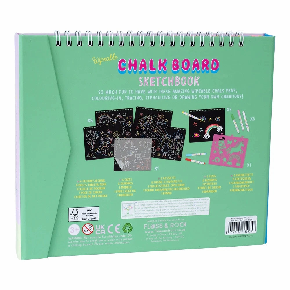 Floss & Rock Chalk Board Sketchbook - Enchanted
